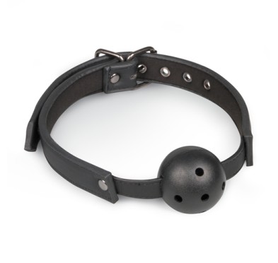 Knebel-Ball Gag With PVC Ball - Black